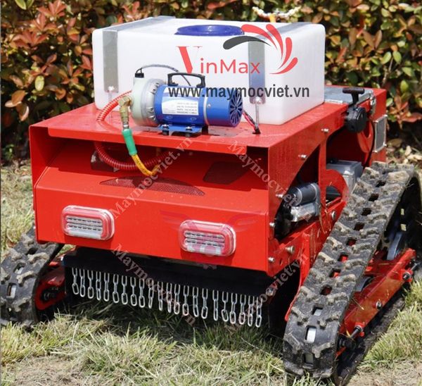 Robot cắt cỏ và phun thuốc tự động điều khiển từ xa Vinmax VMRB45