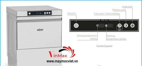 Máy rửa ly Asber GT-500DD