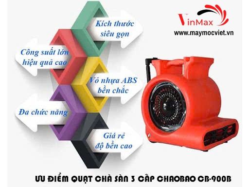Quạt sấy thảm 3 cấp Chaobao CB-900B