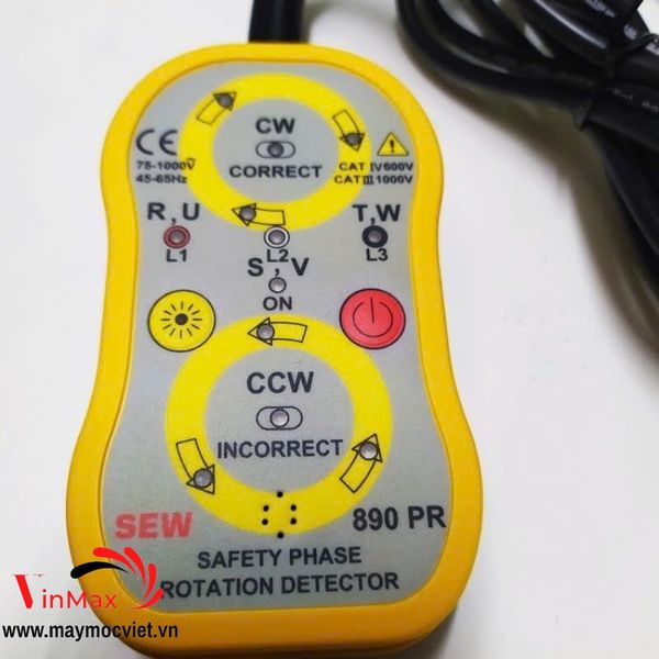 Thiết bị kiểm tra thứ tự pha không tiếp xúc SEW 890 PR