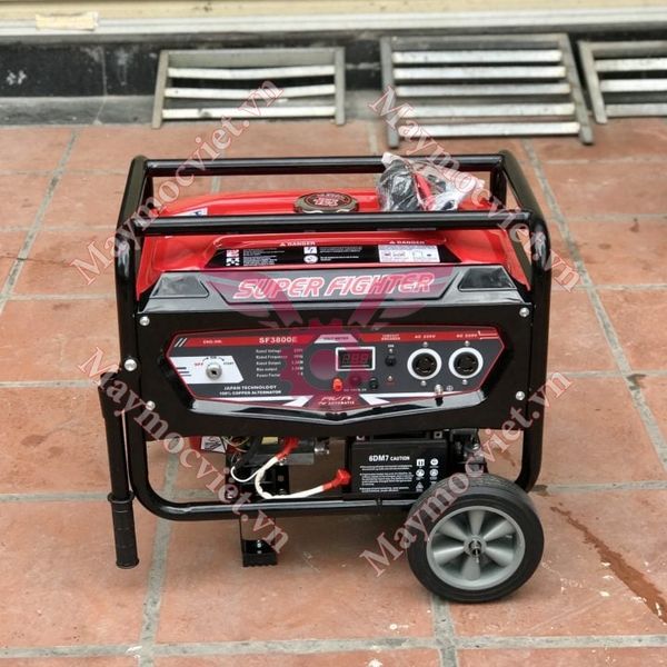 Máy Phát Điện Chạy Xăng 3.5Kw Super Fighter SF3800E Đề