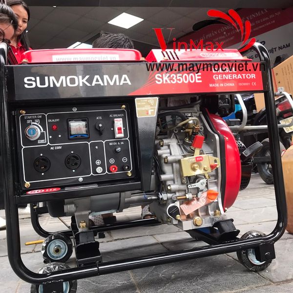 Máy Phát Điện Dầu Sumokama 3Kw SK3500E Đề nổ