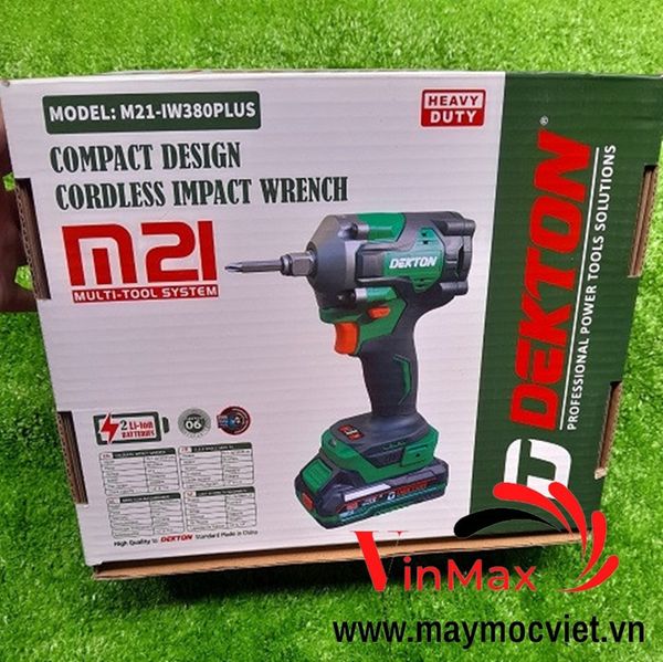 Máy siết bulong pin Dekton M21-IW380PLUS