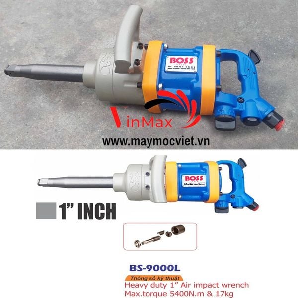 Súng bắn bu lông hơi Boss BS-9000L 1inch