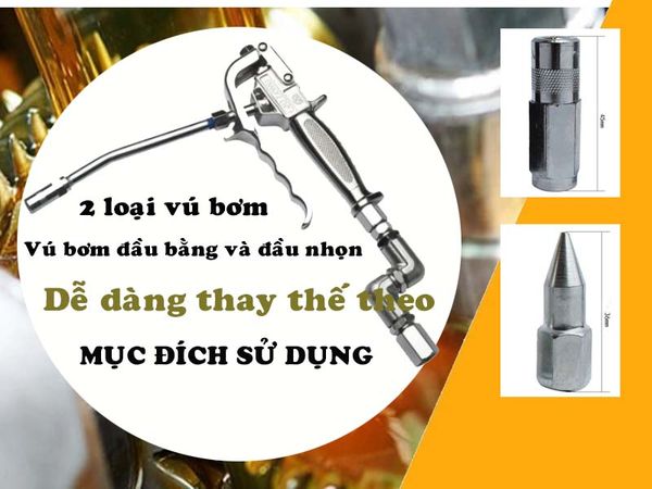Súng bơm mỡ HCG600