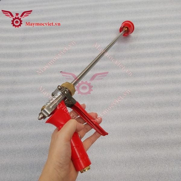 Súng Xịt Áp Lực Cao Tưới Cây Phun Thuốc Sâu Rửa Xe Inox 60cm