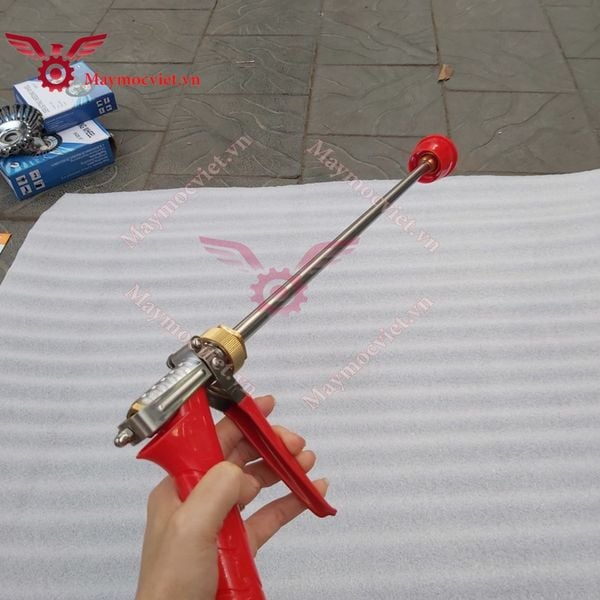 Súng Xịt Áp Lực Cao Tưới Cây Phun Thuốc Sâu Rửa Xe Inox 60cm