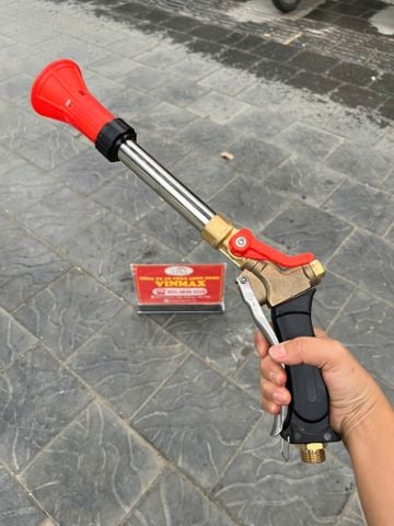 Súng phun thuốc, rửa xe loa kèn béc đồng chịu áp lực cao Turbo TS30