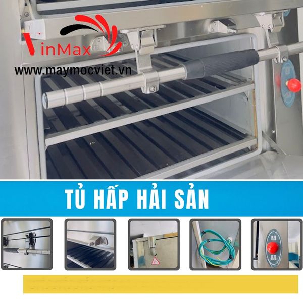 Tủ hấp hải sản 3 tầng dung điện Vinmax VMTH2403