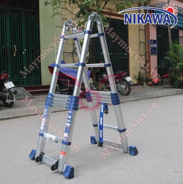 Thang nhôm rút đôi Nikawa NK-38AI-Pri