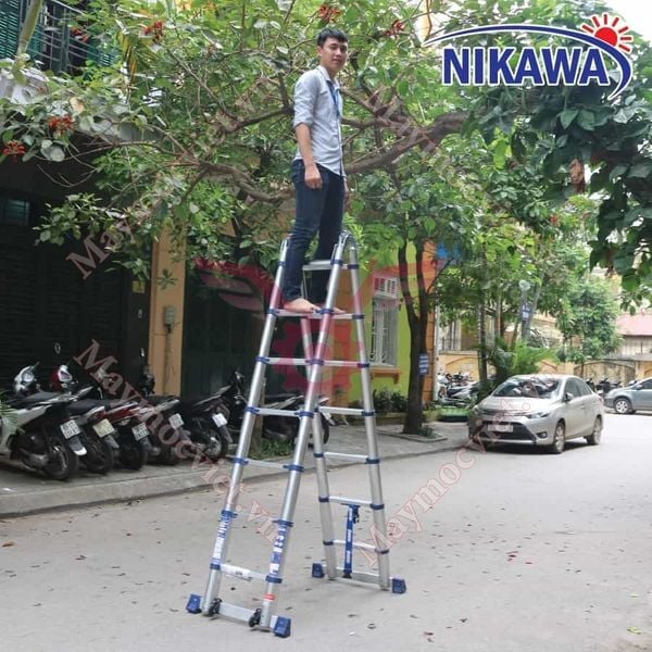 Thang nhôm rút đôi Nikawa NK-56AI-Pri