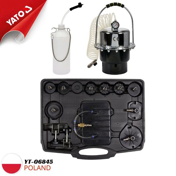 Thiết bị thay dầu phanh dùng khí nén 5L Yato YT-06845