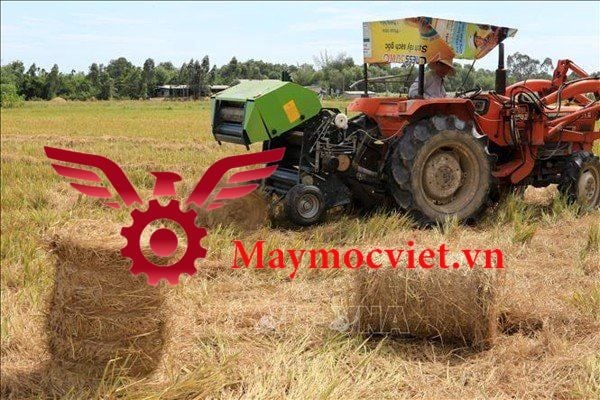 Máy cuộn rơm SCM-850 gắn cho máy cày