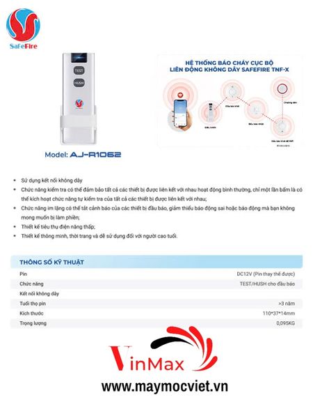 Điều khiển không dây SafeFire AJ-R1062