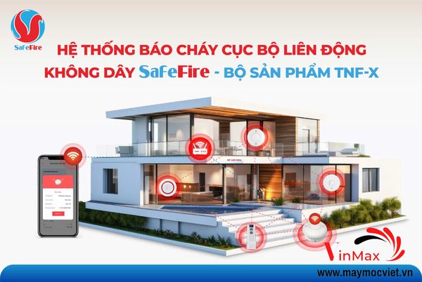 Combo thiết bị báo cháy không dây TNF-X cho diện tích 240m2