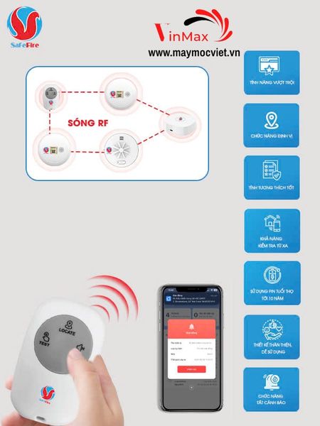 Điều khiển không dây Safefire HM1RC-W