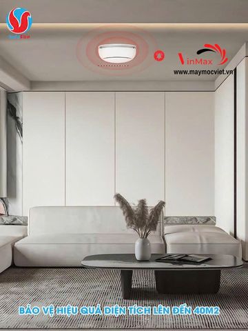 Đầu báo khói liên động không dây SafeFire HM2SA-1W