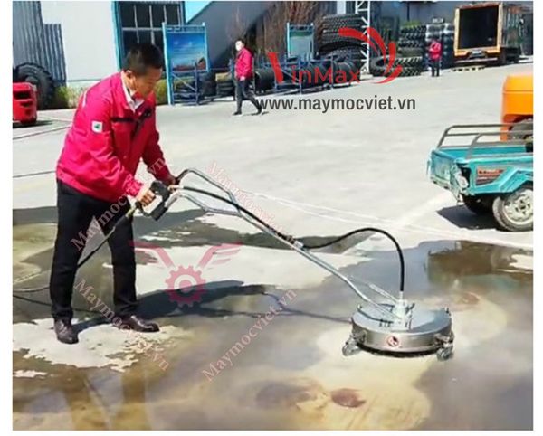 Thiết bị đánh mặt sàn gắn máy xịt rửa áp lực cao Turbo TBS520