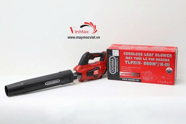 Máy Thổi Lá, Thổi Bụi Dùng Pin Oshima TLP21V- 660M3/H-D1 Đã Có Pin Và Sạc