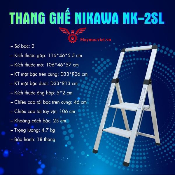 Thang ghế Nikawa NK-2SL