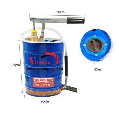 Bình Bơm Dầu Cầu Dầu Hộp Số Bằng Tay 10 Lít Turbo TBB10