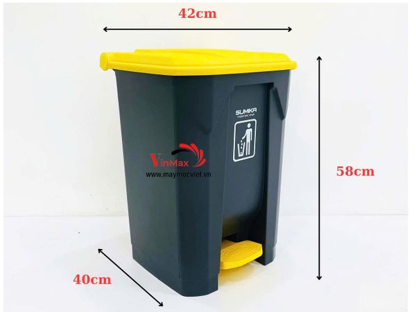 Thùng rác nhựa gia đình Sumika B045 - 45 lít