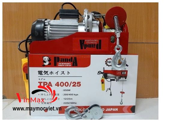 Máy Tời Treo 850W Panda TPA400/25