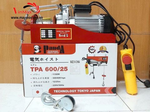 Máy tời treo 1150w Panda TPA600/25