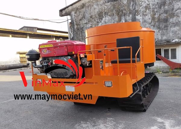 Máy trộn bê tông tự hành bánh xích 9 bao Vinmax VMTX9