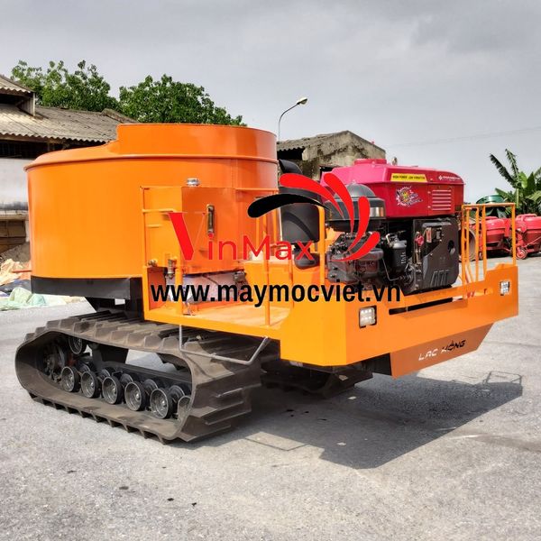 Máy trộn bê tông tự hành bánh xích 9 bao Vinmax VMTX9