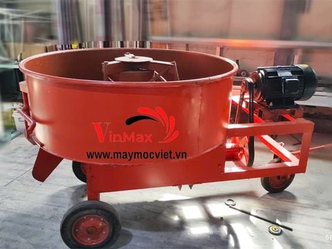 Máy trộn bê tông Cưỡng Bức dung tích 600 lít motor 11kw Turbo TBT611