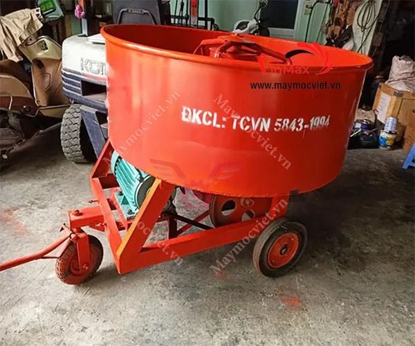 Máy trộn bê tông cưỡng bức bánh răng Đông Phong 500l DFC500