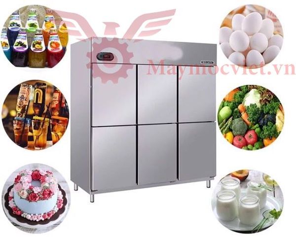 Tủ mát inox 6 cánh BERJAYA BS6DUC/Z