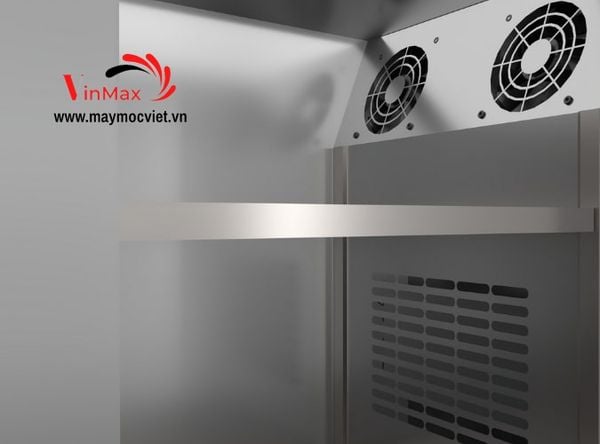 Bàn mát quạt gió 2 cánh mở inox 1200X750X850