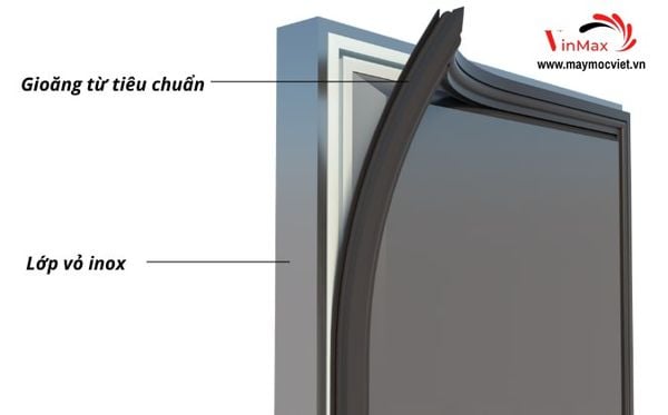 Bàn mát quạt gió 2 cánh mở inox 1200X750X850