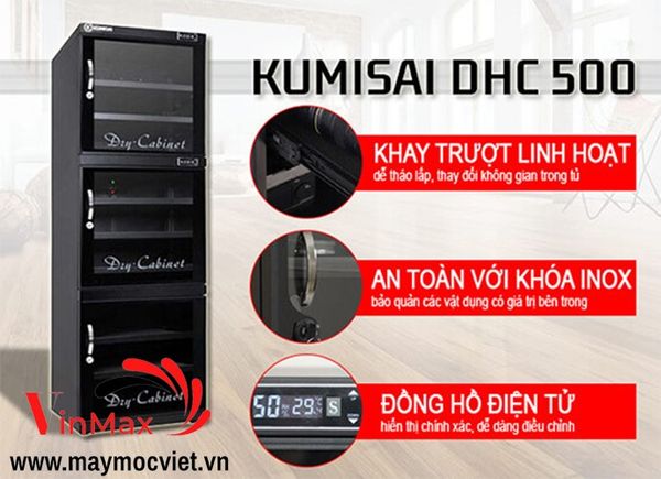 Tủ chống ẩm Kumisai DHC 500 (500 lít)