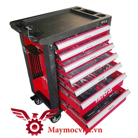 Tủ đồ nghề dùng đào tạo sửa chữa 7 ngăn 400 chi tiết YATO YT 55302