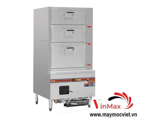Tủ hấp hải sản 3 tầng dùng gas Vinmax VMTG820