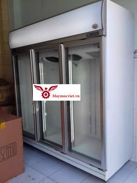 Tủ mát inox 3 cánh kính BERJAYA 3D/DC-SM