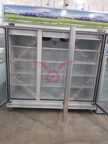 Tủ mát inox 3 cánh kính BERJAYA 3D/DC-SM