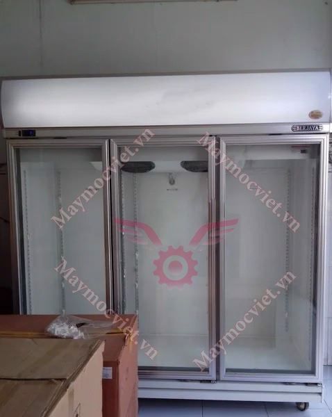 Tủ mát inox 3 cánh kính BERJAYA 3D/DC-SM