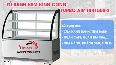 Tủ trưng bày bánh 3 tầng 1m5 Turbo Air TBR1500-2