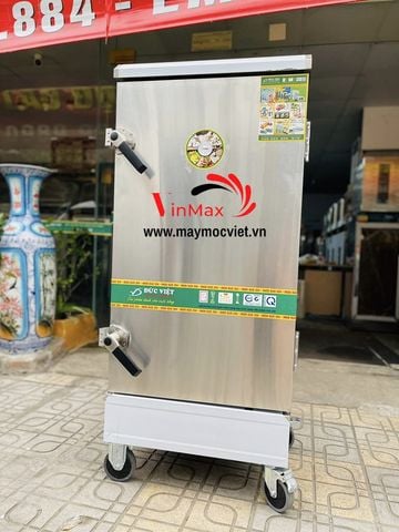 Tủ nấu cơm điện, tủ hấp thực phẩm 10 khay dùng điện Đức Việt TDV10