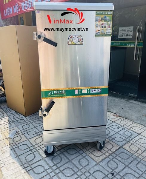 Tủ nấu cơm điện, tủ hấp thực phẩm 10 khay dùng điện Đức Việt TDV10