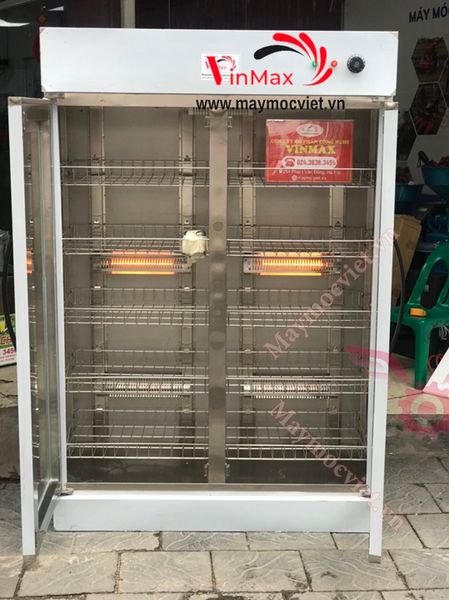 Tủ sấy khăn inox 2 cánh kính Turbo TBS1800