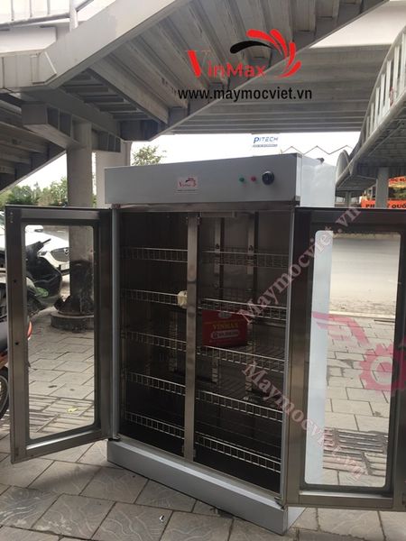 Tủ sấy khăn inox 2 cánh kính Turbo TBS1800