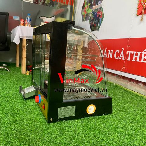 Tủ trưng bày giữ nóng thực phẩm 2 khay TBD23