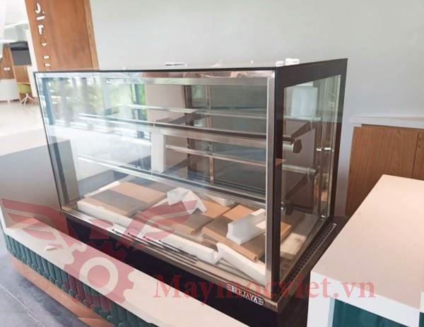 Tủ mát trưng bày bánh kính vuông 1.2m Berjaya RCS-12SB13-2FB