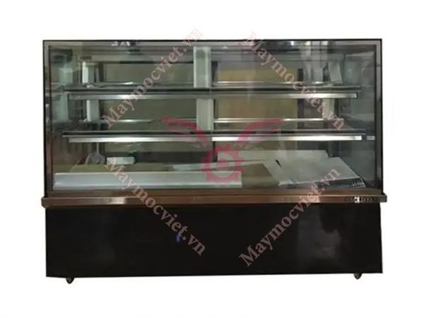 Tủ mát trưng bày bánh kính vuông 1.2m Berjaya RCS-12SB13-2FB