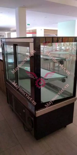 Tủ mát trưng bày bánh kính vuông 1.2m Berjaya RCS-12SB13-2FB
